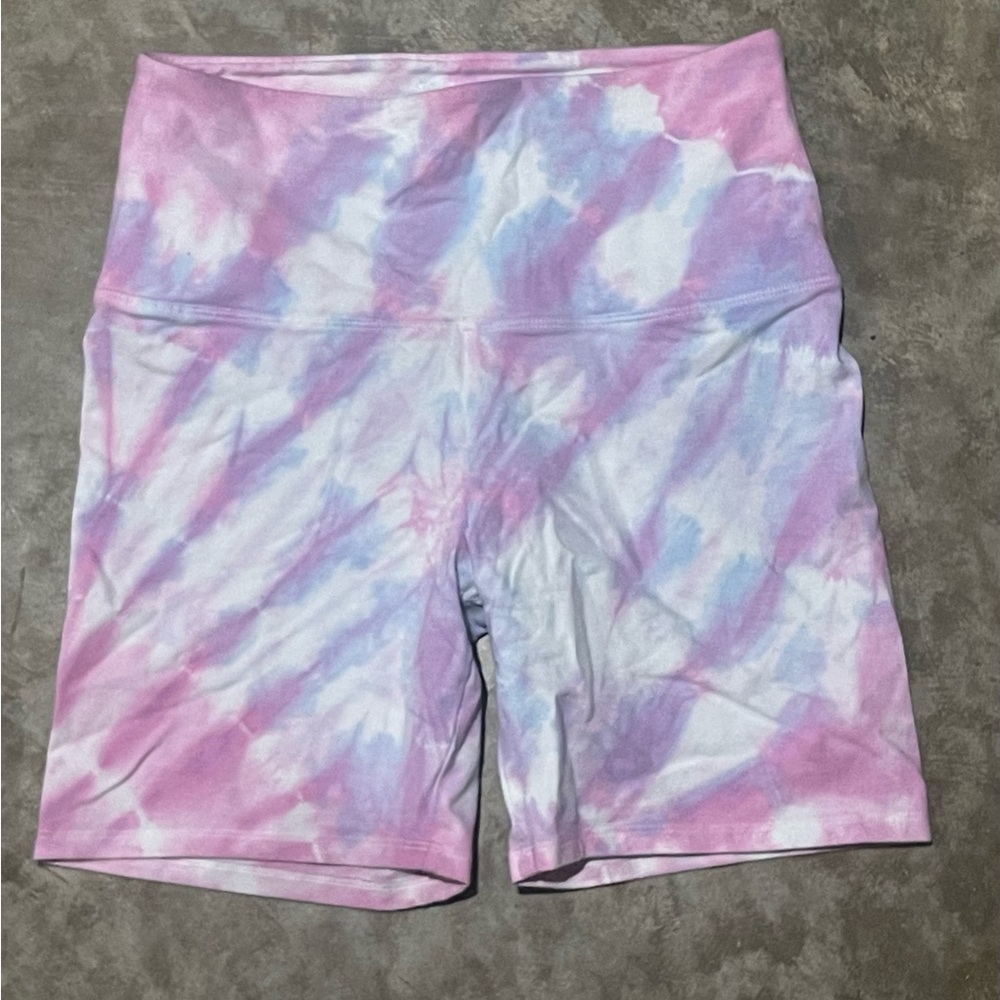 Women's Tie-Dye Shorts Victoria secret biker yoga sz small high rise